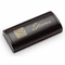 Last Name Monogram Engraved Black & Gold Ballpoint Pen with Cherry Wood Box