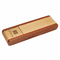 Last Name Monogram Laser Engraved Flip Over Wooden Pen Stand & Pen
