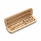 Last Name Monogram Personalized Maple Wood Ballpoint Pen & Fountain Pen Set