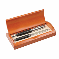 Leather & Chrome Pen and Letter Opener Set