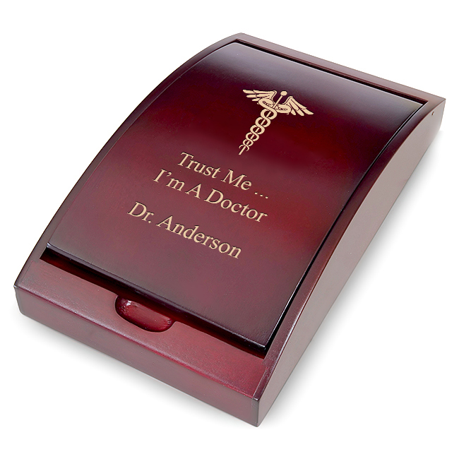 Medical Theme Doctor's Pen & Card Holder Set