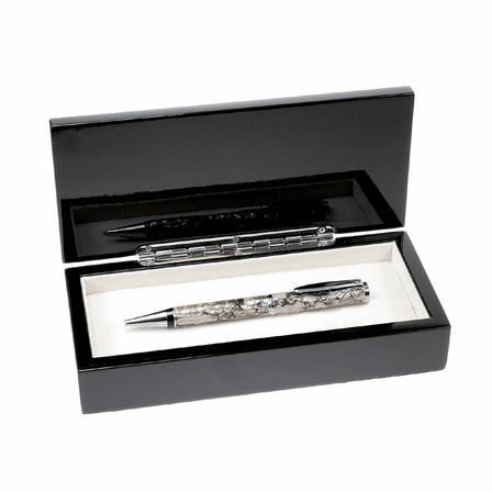 Mother-Of-Pearl & Abalone Ball Point Pen with Personalized Box
