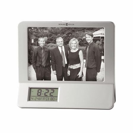 Newton Desktop Photo Clock by Howard Miller - Discontinued