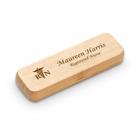 Nurse Theme Laser Engraved Bamboo Pen and Box Set