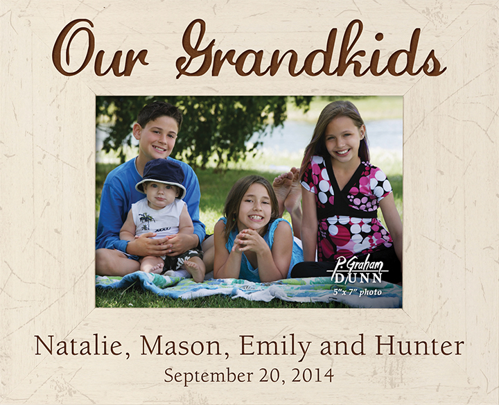 Our Grandkids Personalized 5" x 7" Picture Frame Executive Gift Shoppe