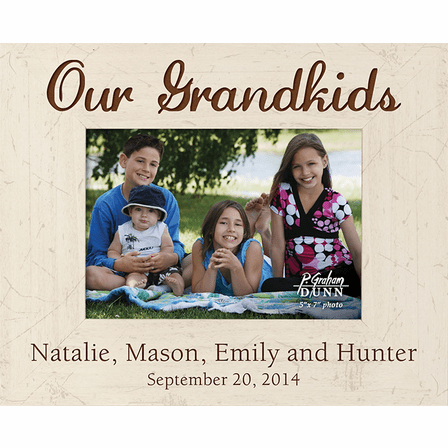 Our Grandkids Personalized 5" x 7" Picture Frame