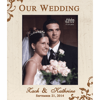Our Wedding Personalized 8" x 10" Picture Frame - Discontinued