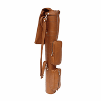 Par 3 Leather Golf Travel Bag  - Discontinued