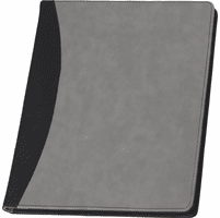 Personalized Black & Grey Padfolio