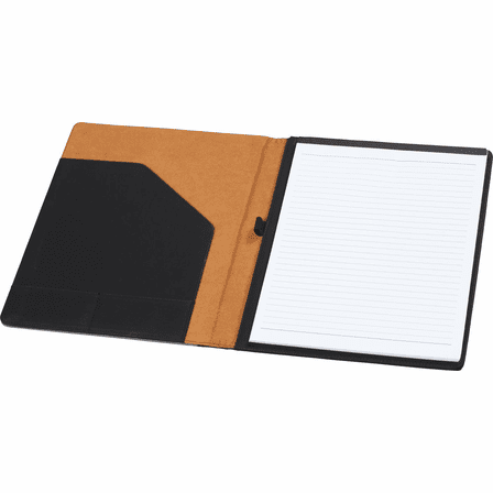 Personalized Black & Grey Padfolio