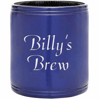 Personalized Blue Insulated Can Holder