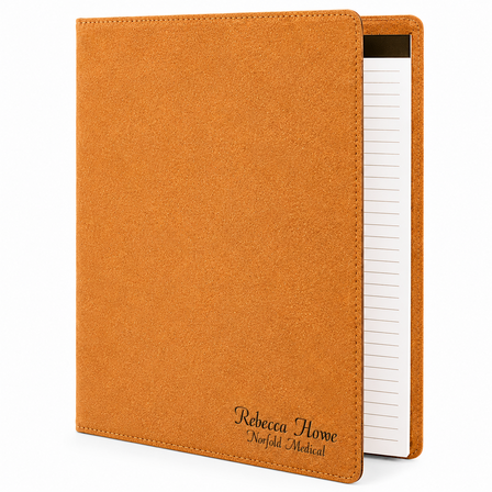 Personalized Cork Mini Portfolio with Notebook
