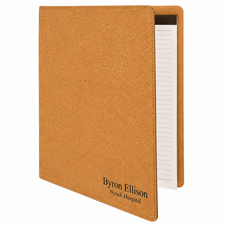 Personalized Cork Portfolio with Notebook