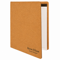 Personalized Cork Portfolio with Notebook