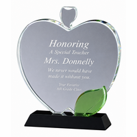 Personalized Crystal Desktop Apple