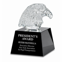 Personalized Crystal Eagle Award