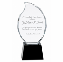 Personalized Crystal Flame Award