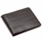 Personalized Eel Skin Bifold Wallet With Double ID Flap