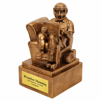 Personalized Fantasy Football Man in Chair Award