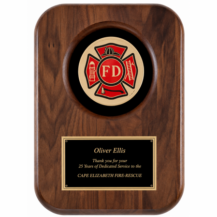 Personalized  Firefighter's Shield Plaque