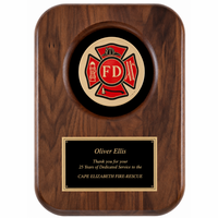 Personalized  Firefighter's Shield Plaque