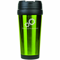 Personalized Green Travel Coffee Mug