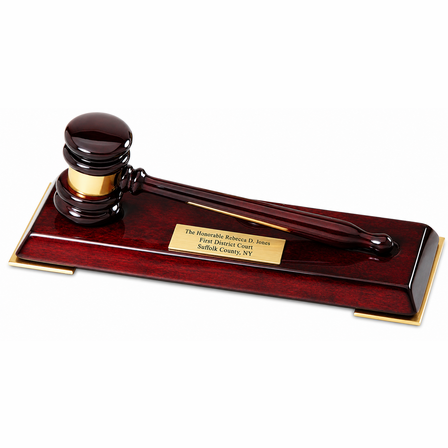 Personalized Ladies Gavel With Stand