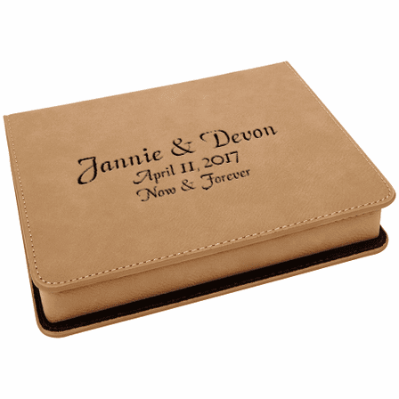 Personalized Light Brown 4 Piece Wine Tool Set