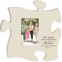 Personalized Memories Puzzle Piece Photo Frame