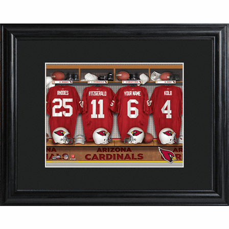 Personalized NFL Locker Room Print