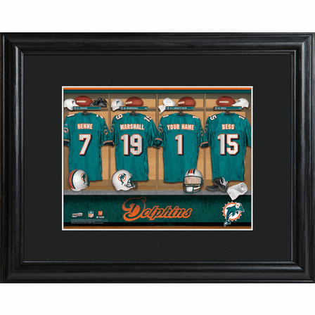 Personalized NFL Locker Room Print