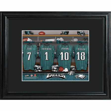 Personalized NFL Locker Room Print