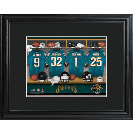 Personalized NFL Locker Room Print