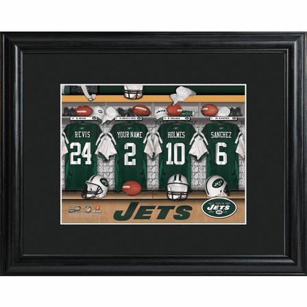 Personalized NFL Locker Room Print