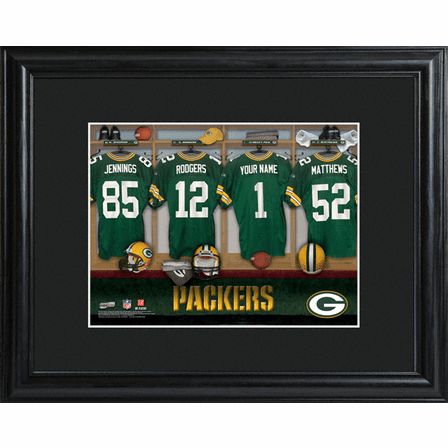 Personalized NFL Locker Room Print