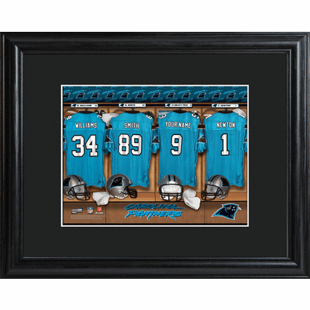 Personalized NFL Locker Room Print