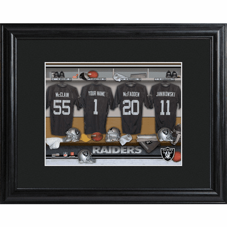 Personalized NFL Locker Room Print