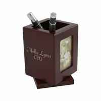 Personalized Picture Frame Pen & Pencil Cup - Discontinued