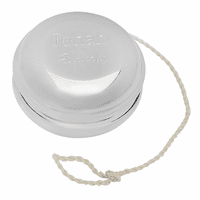 Personalized Polished Silver Yo Yo - Discontinued