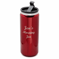 Personalized Red Can Design Travel Mug
