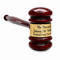 Personalized Rosewood Gavel With Gold Band