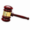 Personalized Rosewood Gavel With Gold Band & Sounding Board