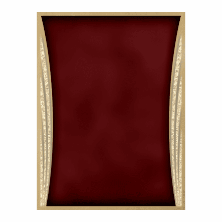 Personalized Rosewood  Plaque With Showtime Plate - Discontinued