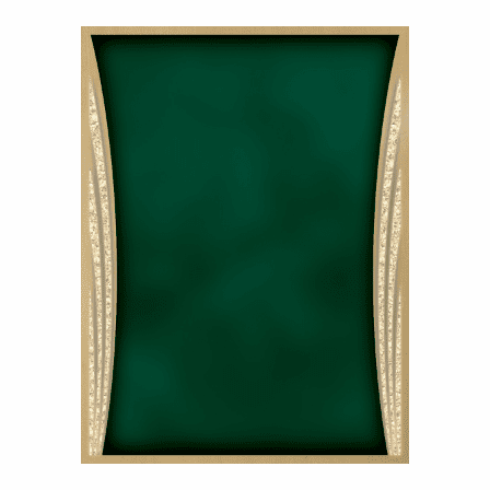 Personalized Rosewood  Plaque With Showtime Plate - Discontinued