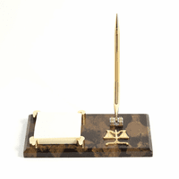 Personalized Scales of Justice Notepad Holder & Pen Stand