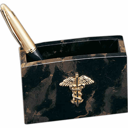 Personalized Scales of Justice Pen & Pencil Cup