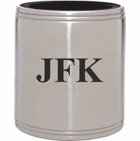 Personalized Silver Insulated Can Holder