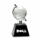Personalized Spinning Crystal Globe with Black Crystal Base