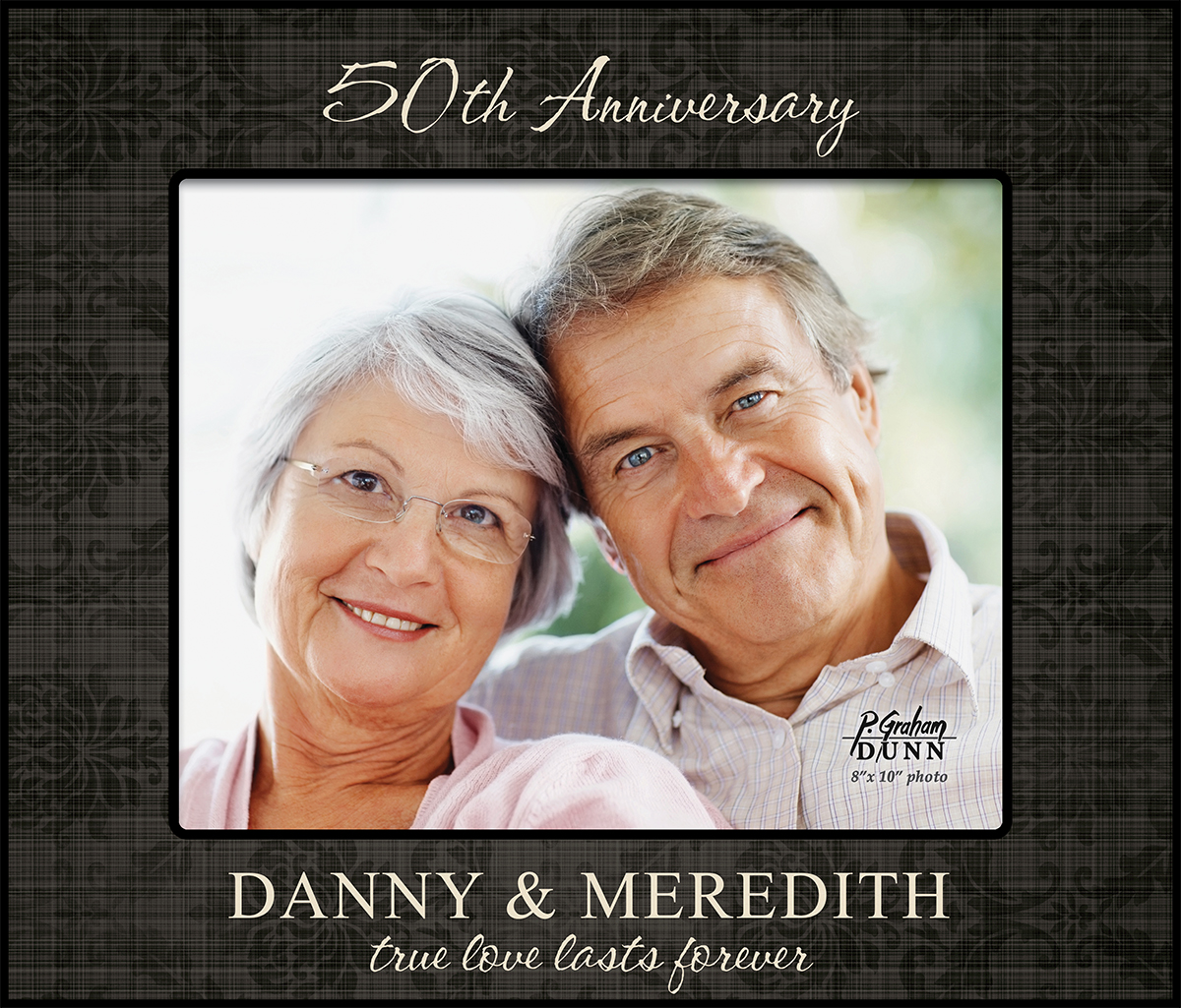 Personalized True Love Anniversary 8" x 10" Picture Frame Executive