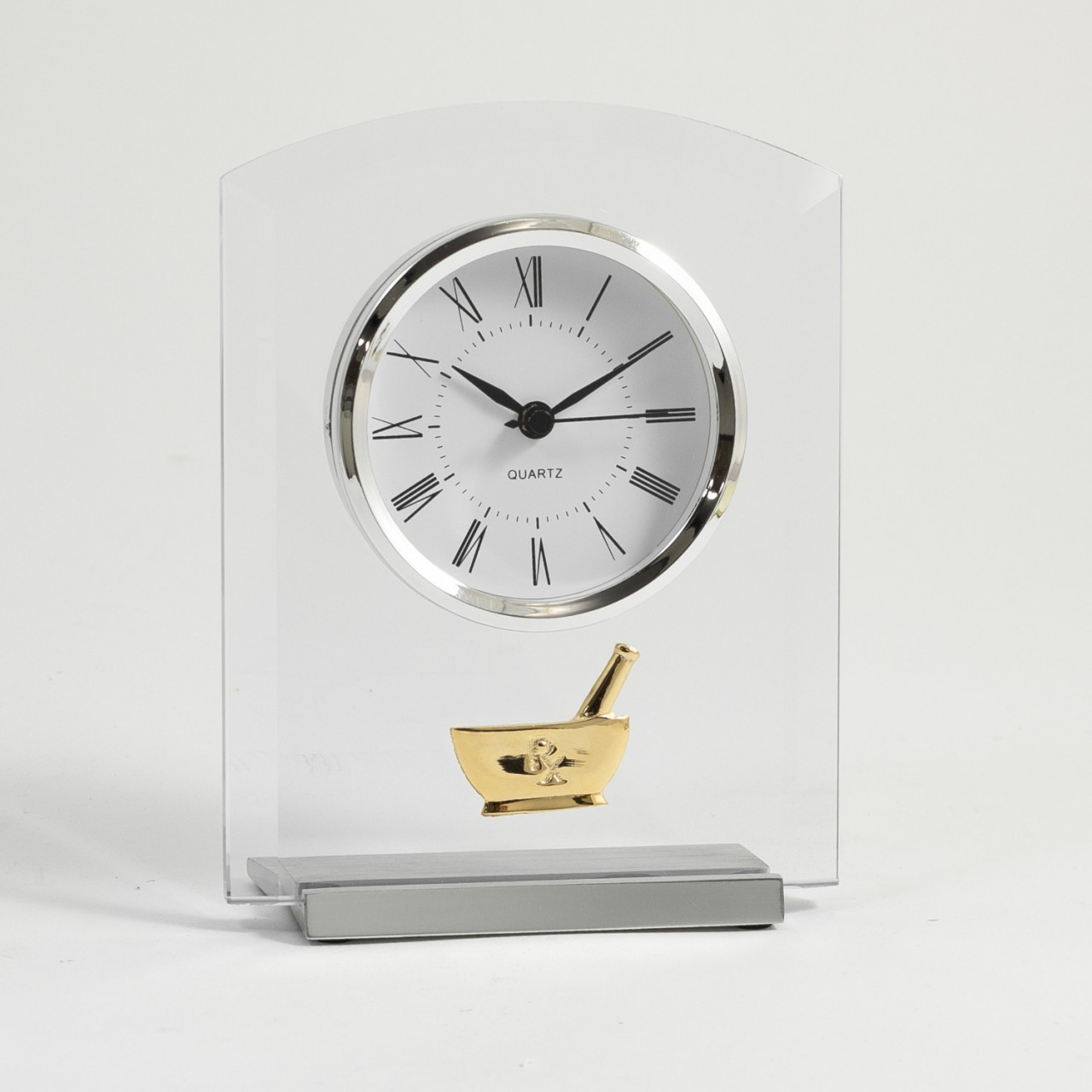 Pharmacy Theme Desk Clock - Executive Gift Shoppe